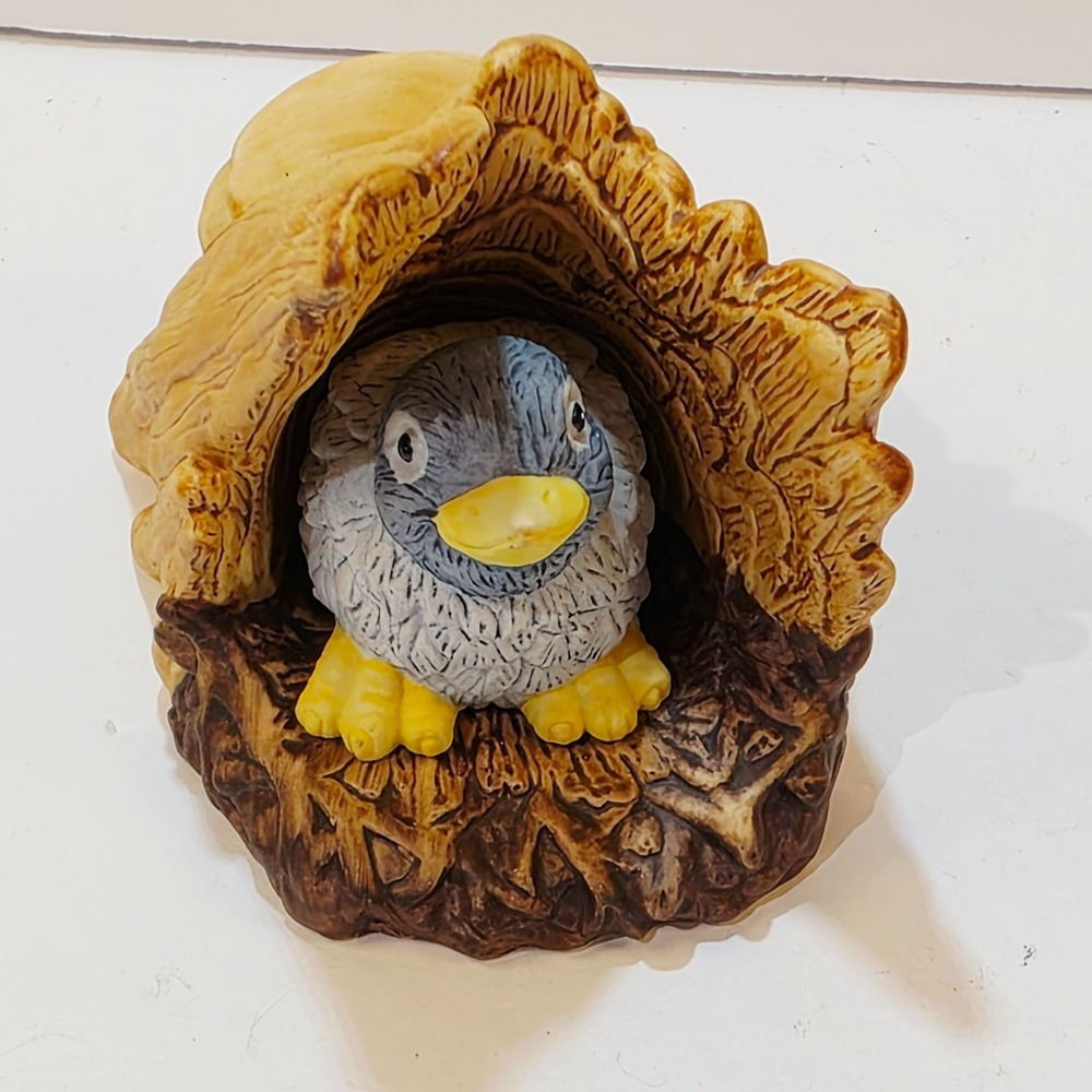 Vtg 1984 Franklin Mint Woodland Surprises Bluebird Figure Jacqueline B Smith